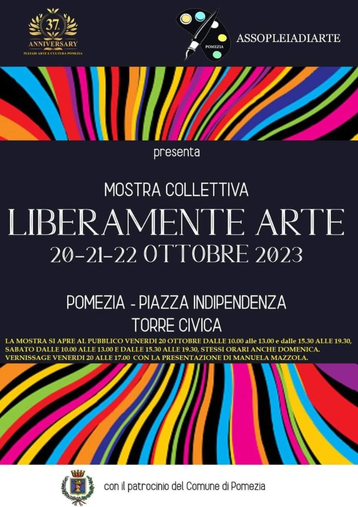 “Liberamente Arte”: a Pomezia questo fine settimana una collettiva alla Torre Civica. - 