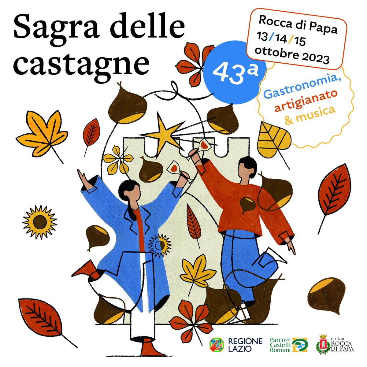 A Rocca di Papa dal 13 al 15 ottobre la 43esima edizione della “Sagra delle Castagne”. - 