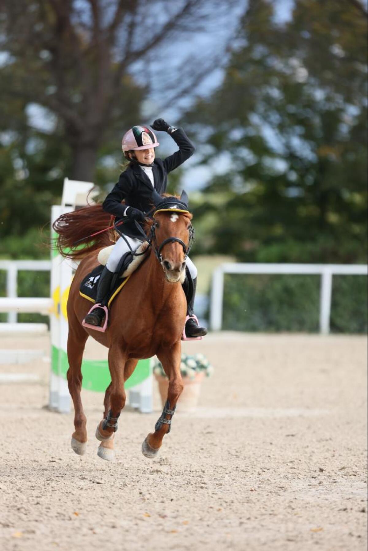 La giovanissima amazzone di Sezze Rachele Petrussa medaglia d'argento al Campionato Centro Meridionale - 
