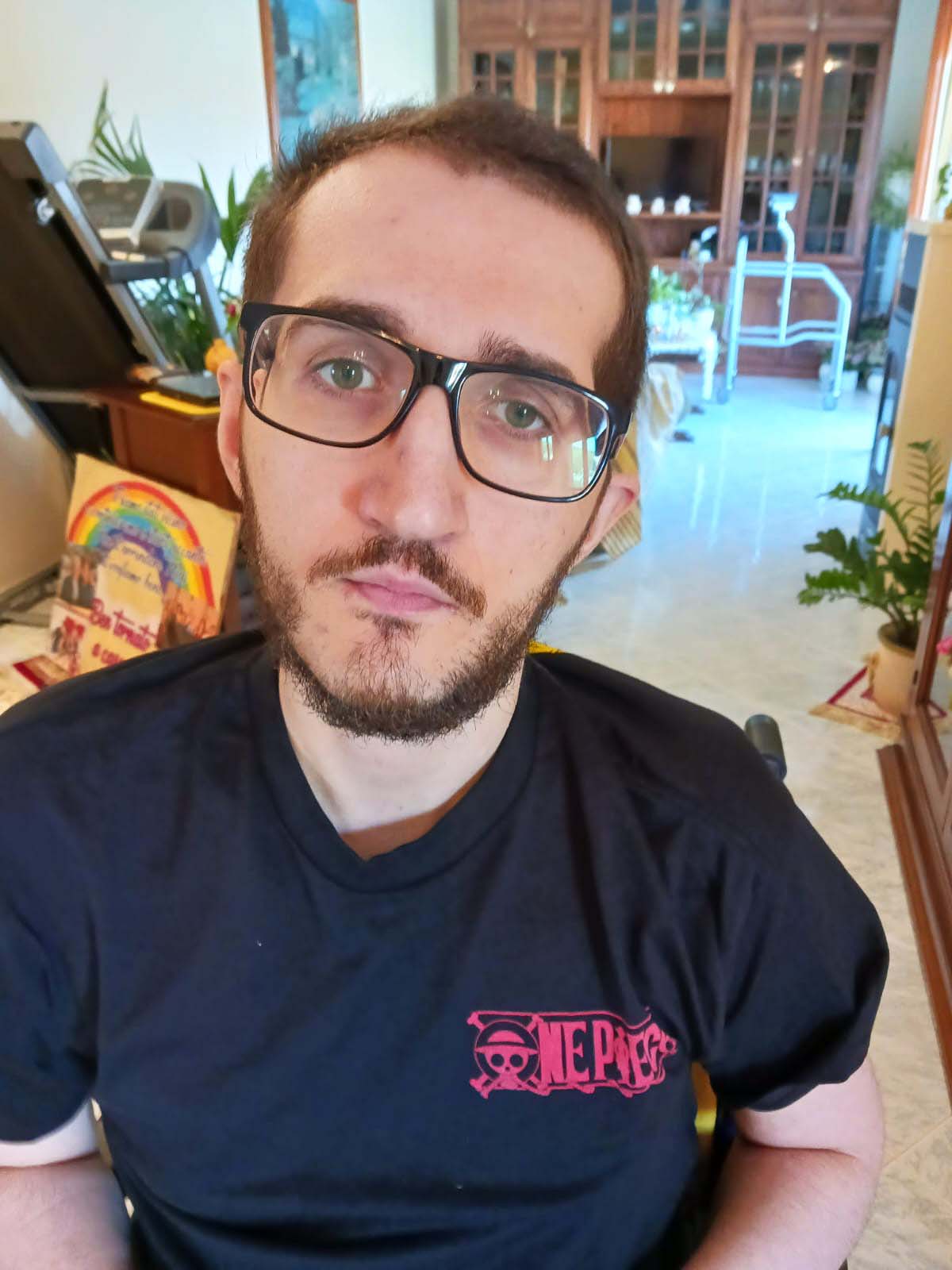 Marco Pannone a casa