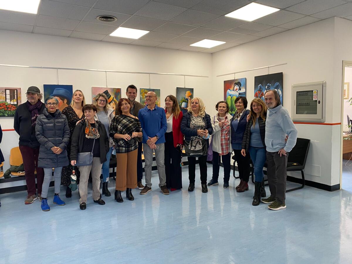 Alla Asl di Aprilia taglio del nastro per la mostra di Graziella Dell'Unto - 