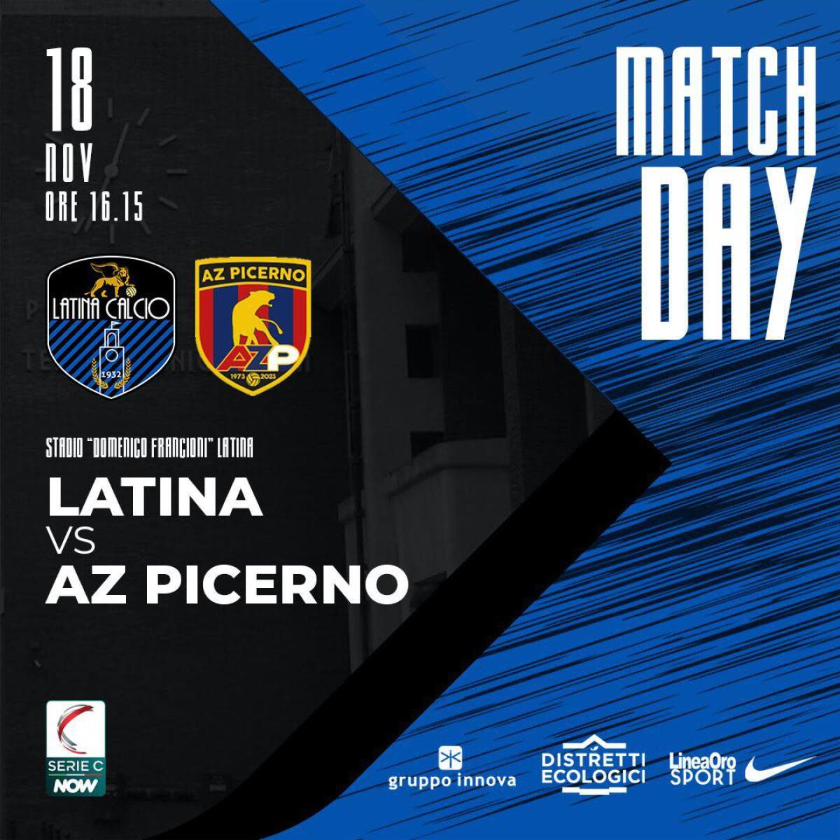 Il Latina Calcio in attesa dell'AZ Picerno - 