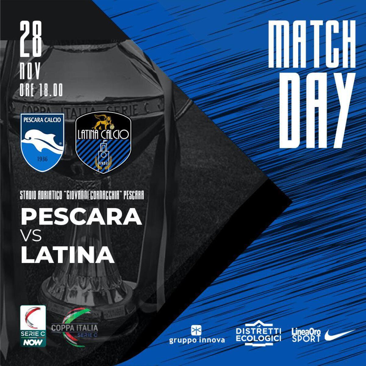 Coppa Italia, Lega Pro - Il Latina sfida il Pescara di Zeman - 