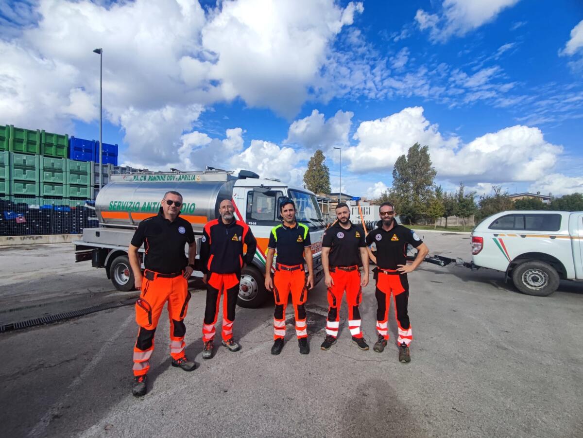La Cb Rondine di Aprilia in Toscana per supportare le popolazioni colpite dal maltempo - 