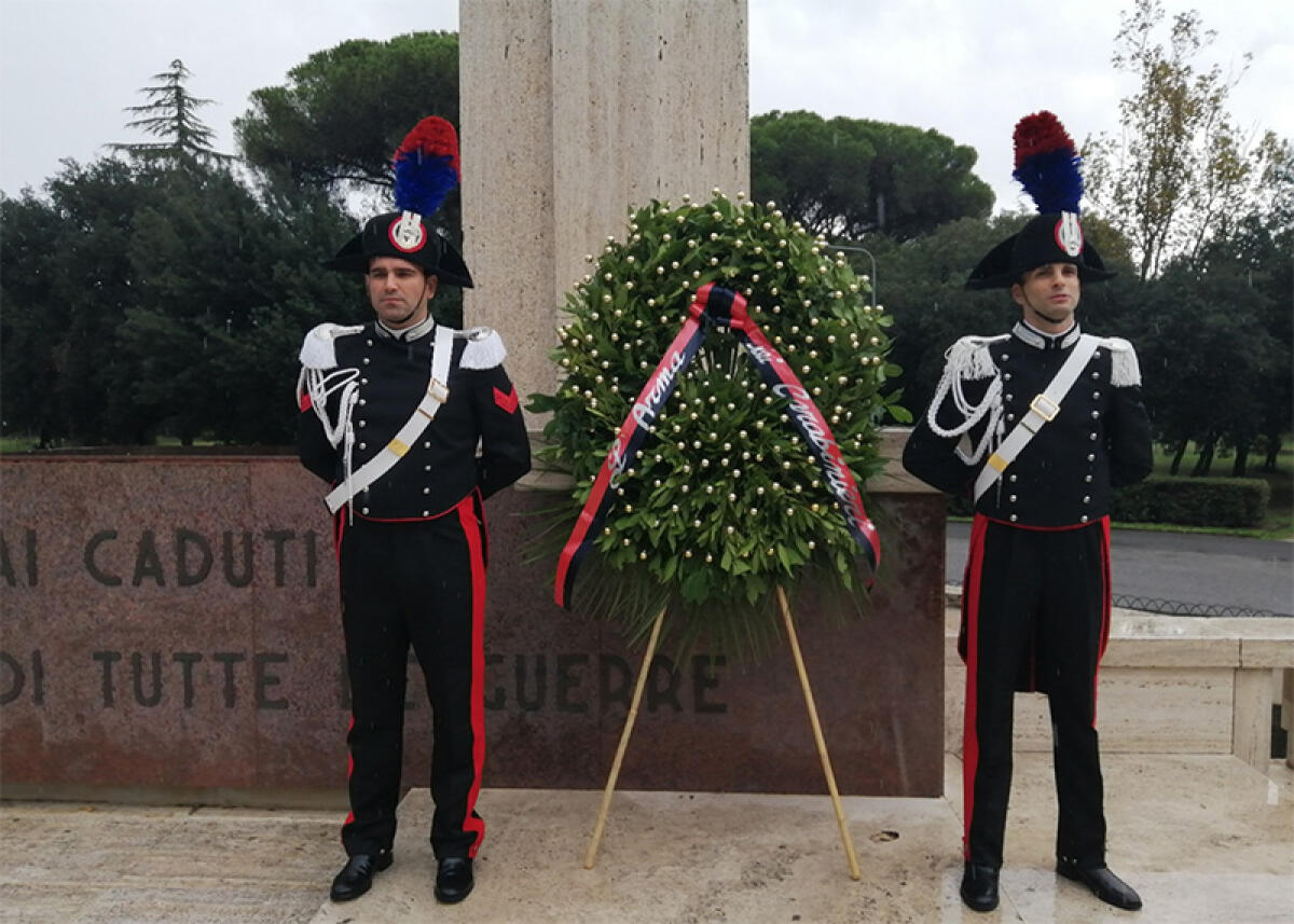 Commemorazione questa mattina a Latina dei militari dell’Arma dei Carabinieri caduti in guerra e nel dopoguerra. - 