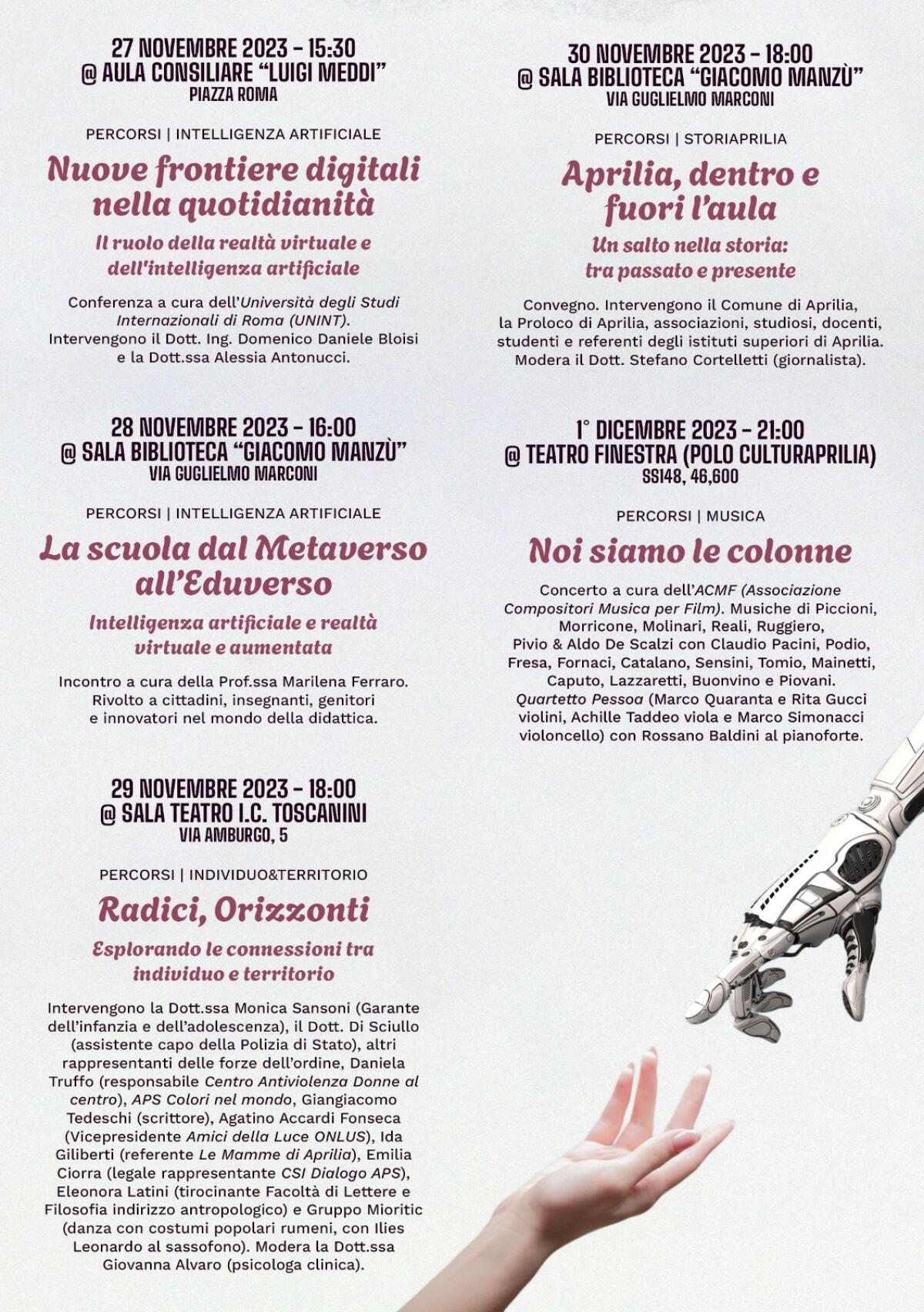 “Aspettando Osmosi 2024…”, ad Aprilia eventi fino a questo sabato - 