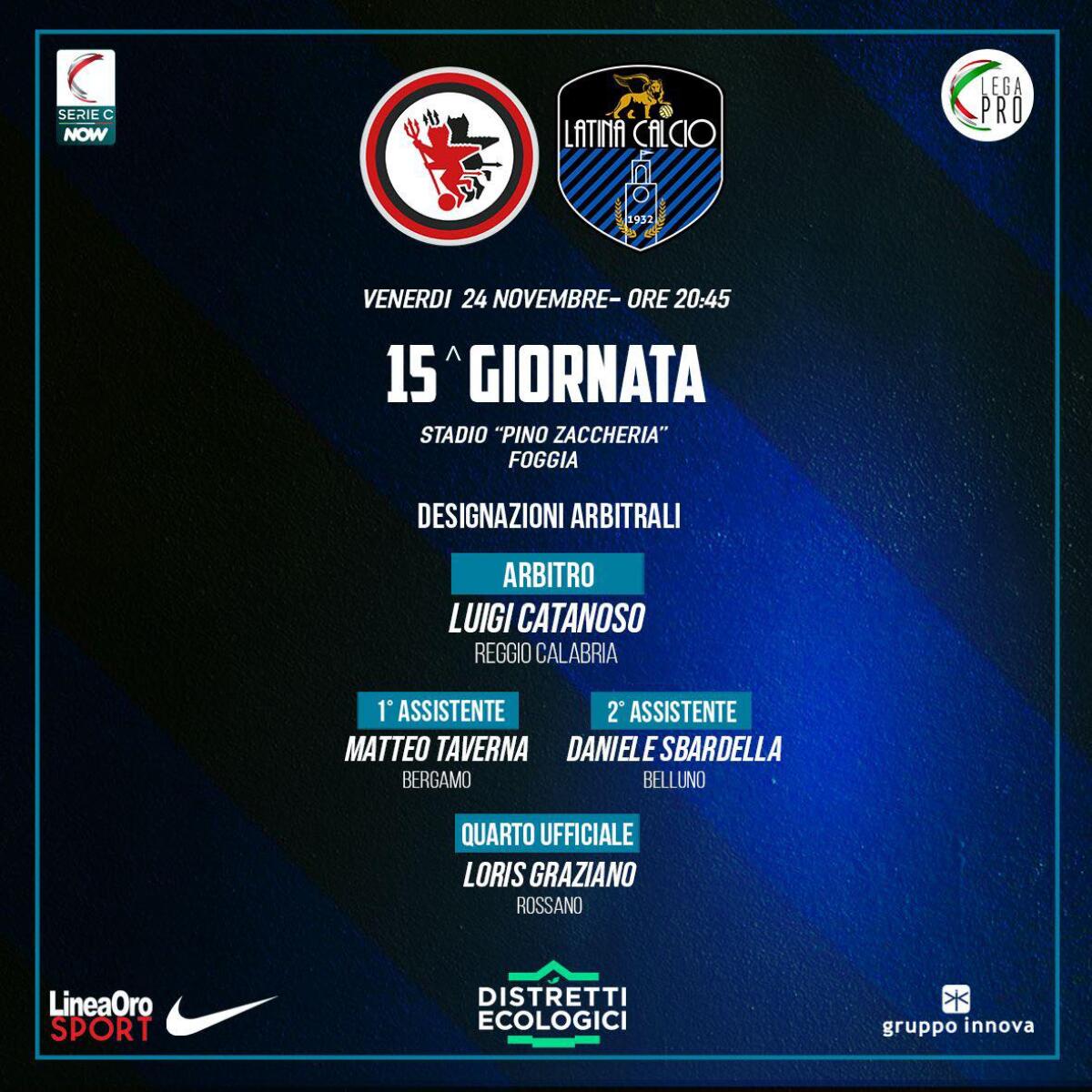 Trasferta pugliese per il Latina Calcio - 