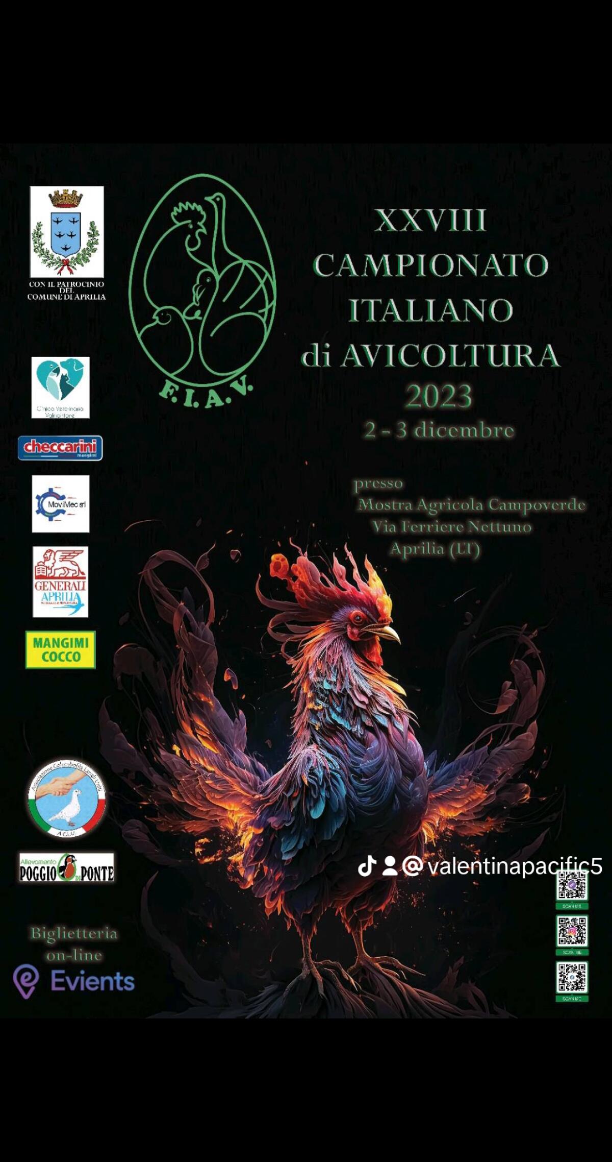 Ad Aprilia il 28° Campionato Italiano di Avicoltura - 