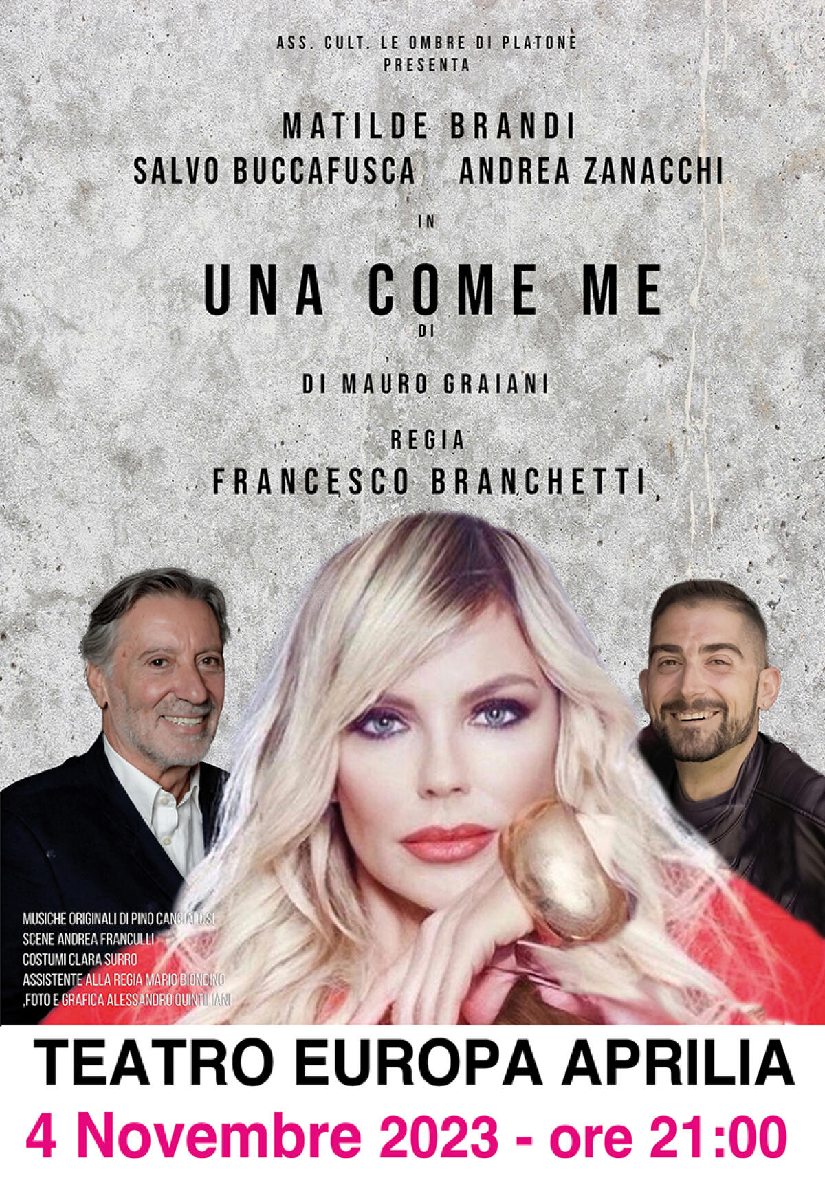 Al Teatro Europa di Aprilia in scena lo spettacolo “Una come me” con Matilde Brandi. - 