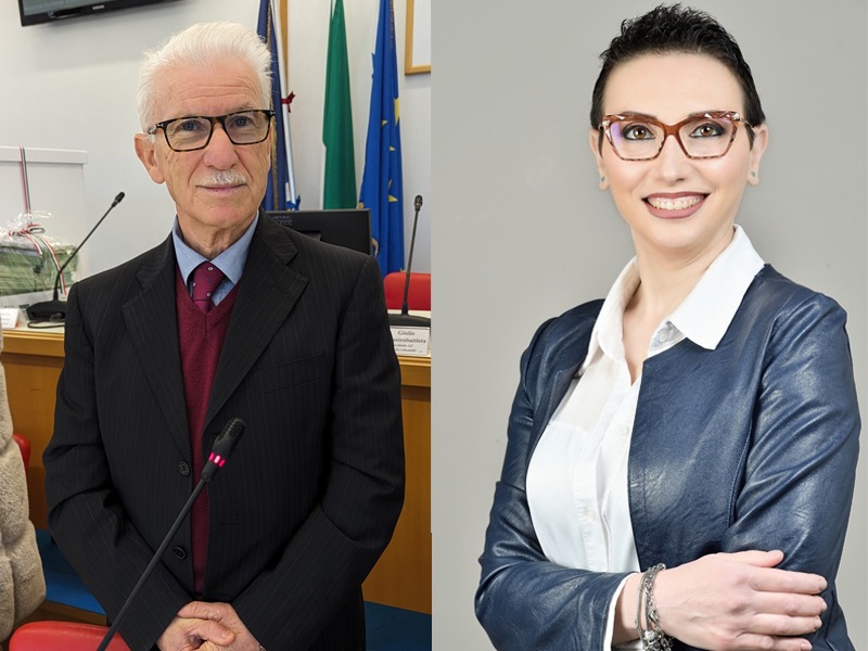 il Sindaco Maschietto e l'assessore Notarberardino