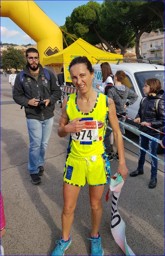 Romina D'Auria alla "Corri a Terracina"