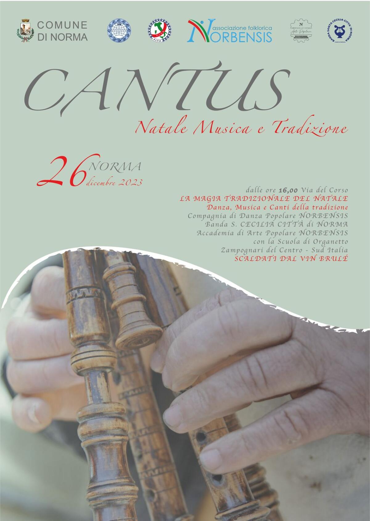 A Norma, nel giorno di Santo Stefano, la seconda edizione di “CANTUS – Natale, Musica e Tradizione”. - 