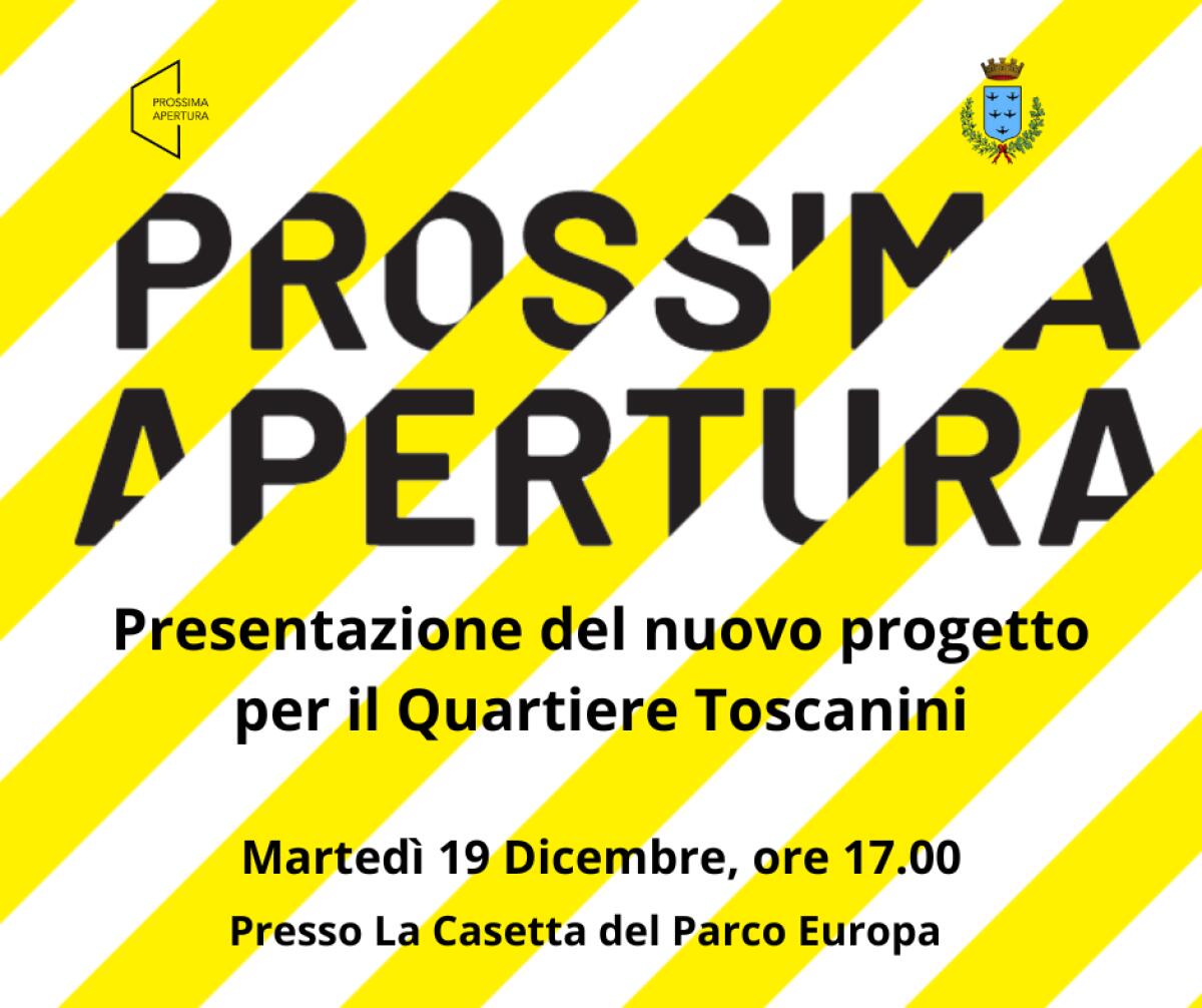 “Prossima Apertura”: martedì 19 Dicembre il Comune di Aprilia presenta il nuovo progetto per il Quartiere Toscanini. - 