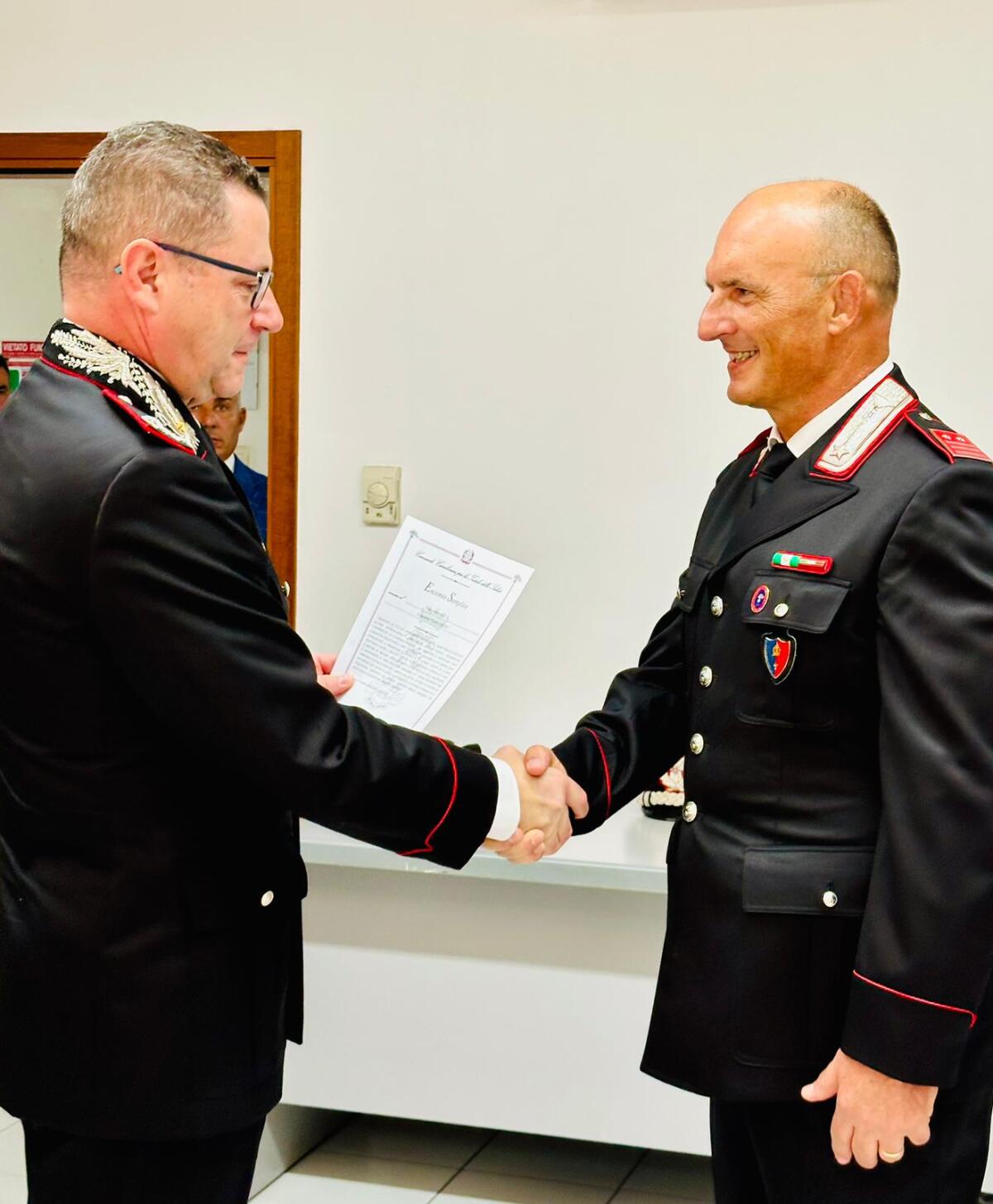 Il luogotenente Francesco Paolo Ursini, del Nas di Latina, va in congedo. - 