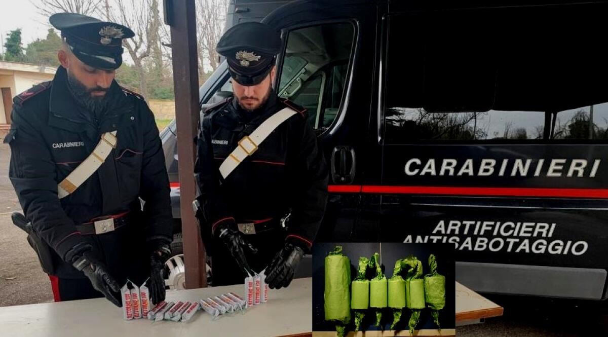 I Carabinieri di Frascati eseguono un primo maxi sequestro di botti di fine anno. Denunciate due persone. VIDEO - 