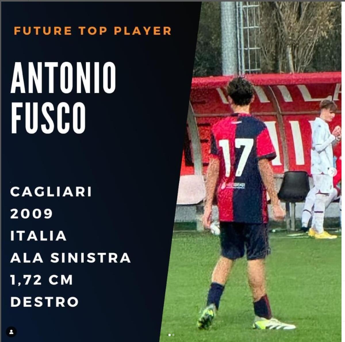 Nettuno - Fa parlare subito di sé Antonio Fusco, approdato nelle file dell’under 15 del Cagliari - 