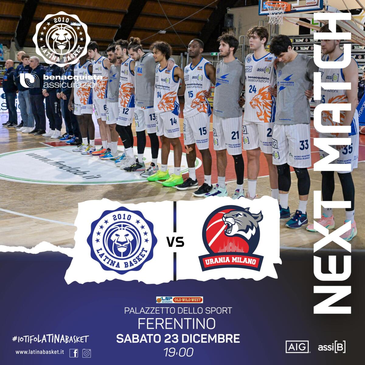 Basket A2 maschile: il Latina questo sabato a Ferentino affronta l’Urania Basket. - 