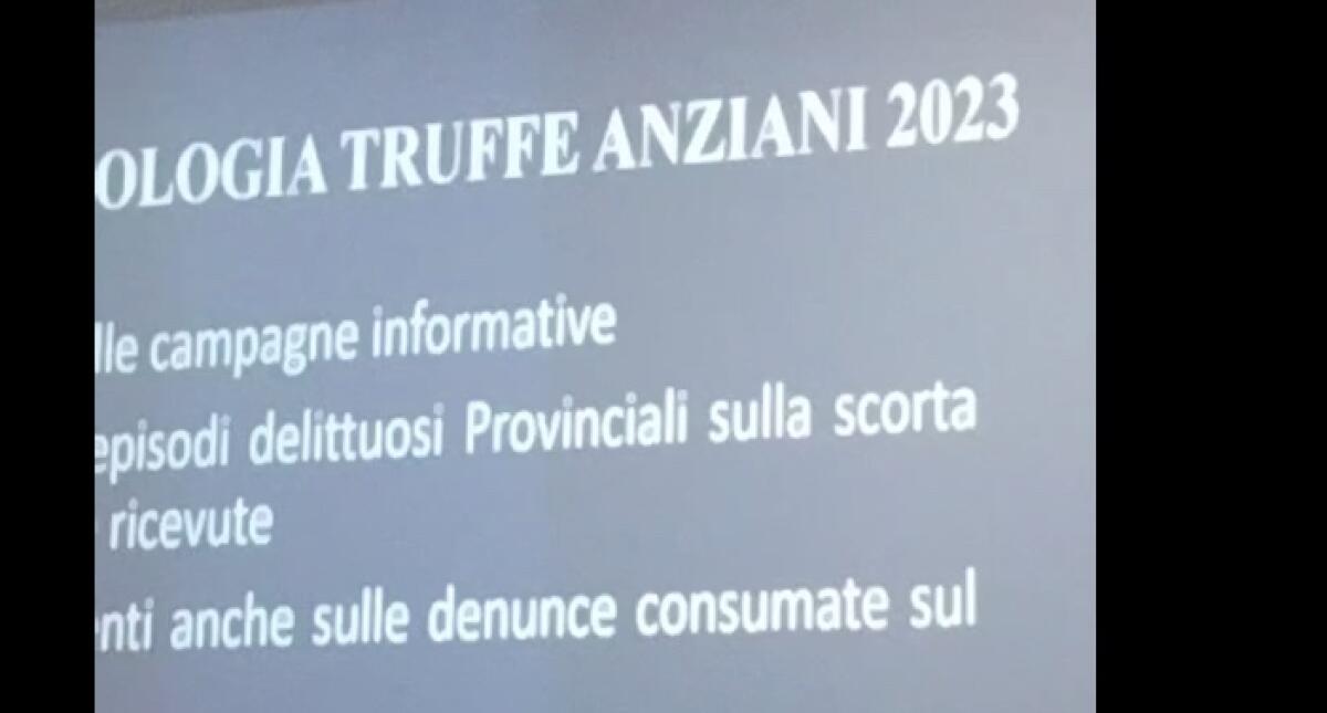 Truffe agli anziani: i Carabinieri pattugliano il  web - 
