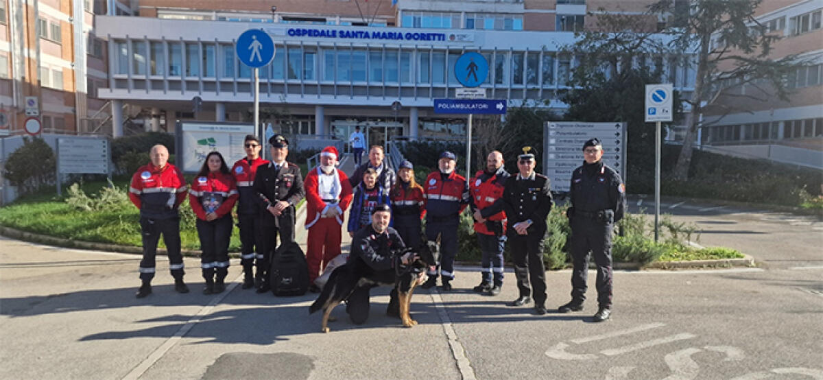 L'Arma dei Carabinieri ed il Reparto di Pediatria e Neonatologia dell'Ospedale “Goretti” di Latina uniti con un sorriso. - 