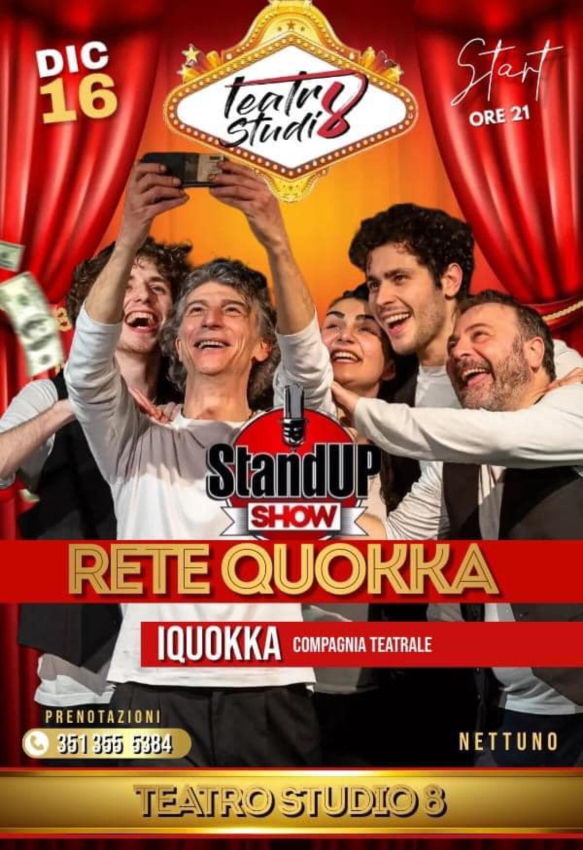 Al teatro Studio 8 di Nettuno lo spettacolo "Rete Quokka" - 