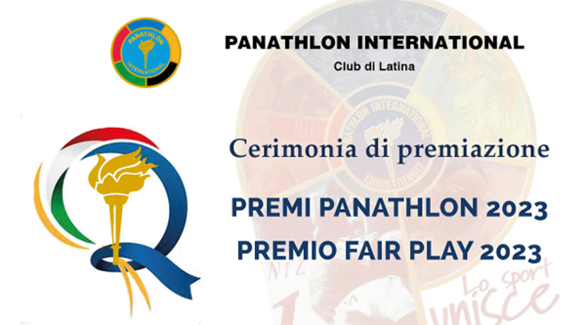 Sport, questa sera a Latina la cerimonia di consegna dei Premi Panathlon. - 