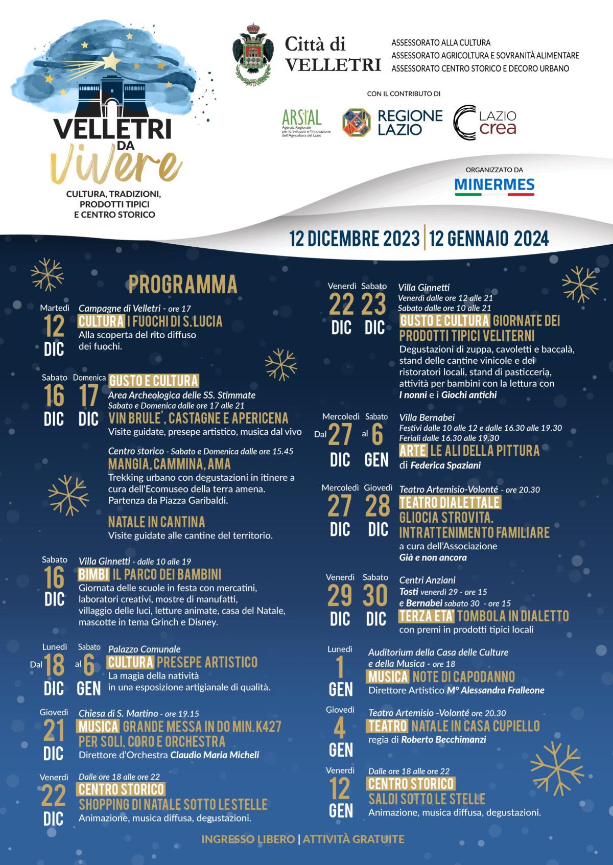 “Velletri da vivere”: cultura, valorizzazione dei Prodotti tipici e del centro storico - 