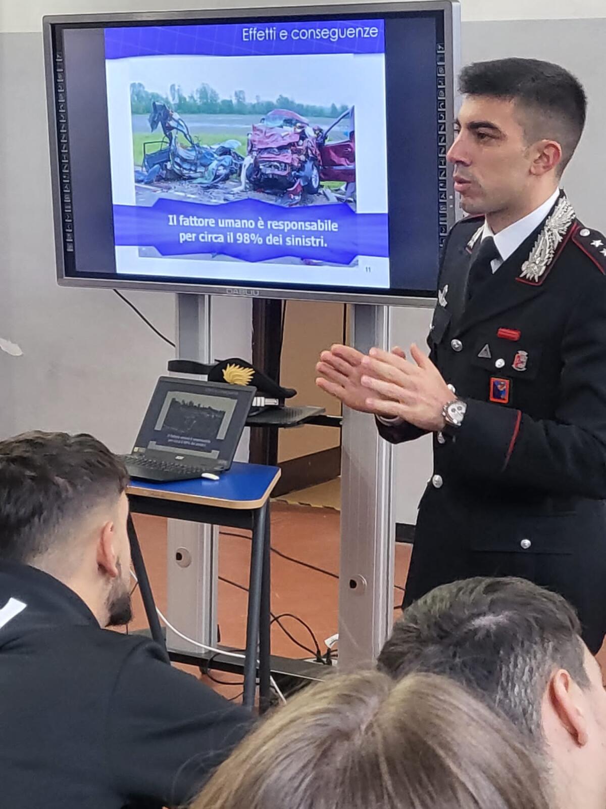 Sicurezza stradale, i Carabinieri di Anzio incontrano gli studenti degli istituti “Apicio-Colonna-Gatti” ed “Emanuela Loi”. - 
