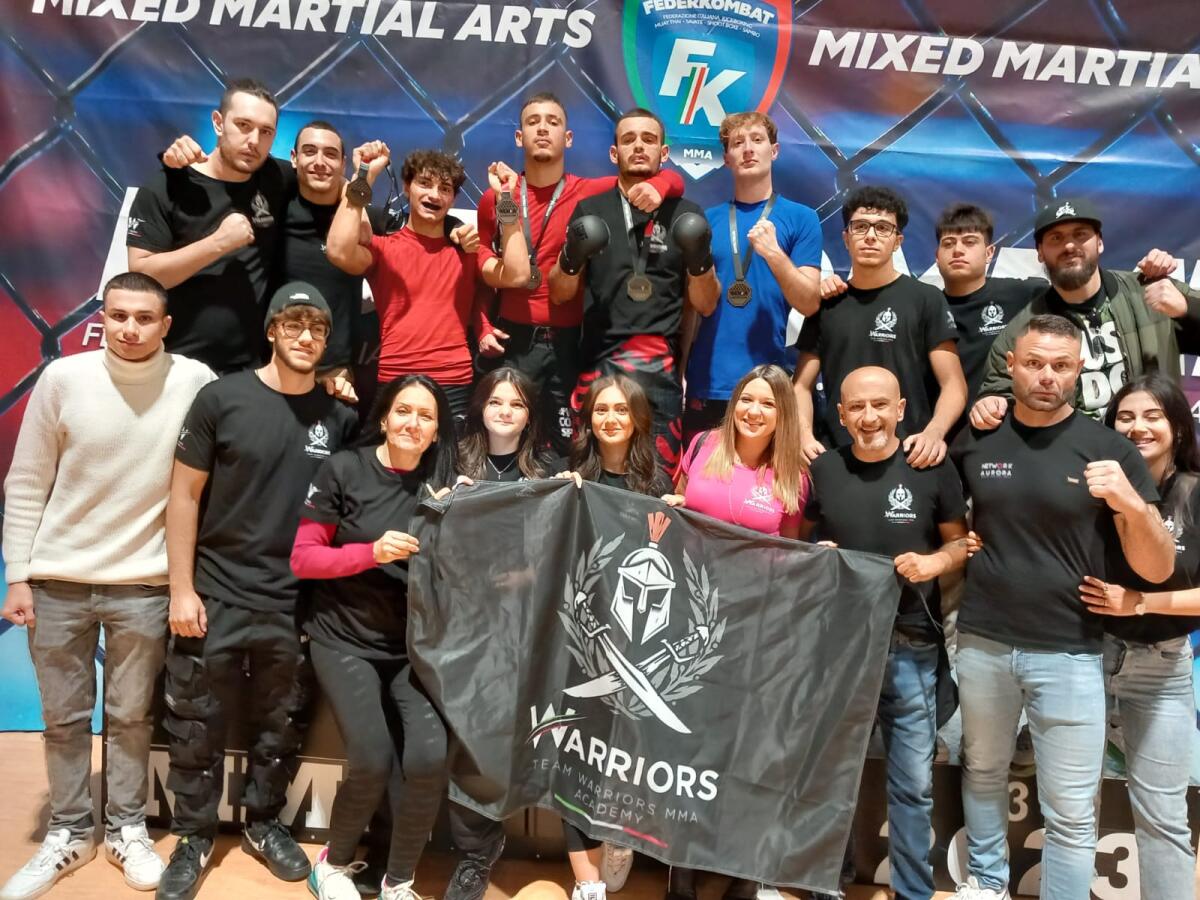Il team Warriors MMA Academy torna vittorioso dal Campionato Italiano di Roma - 