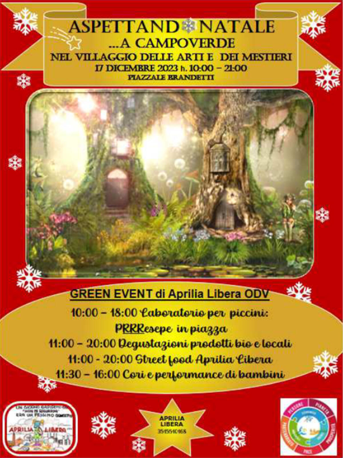 APRILIA - “Aspettando Natale a Campoverde”: domenica 17 Dicembre la seconda edizione dell’evento organizzato da Aprilia Libera. - 
