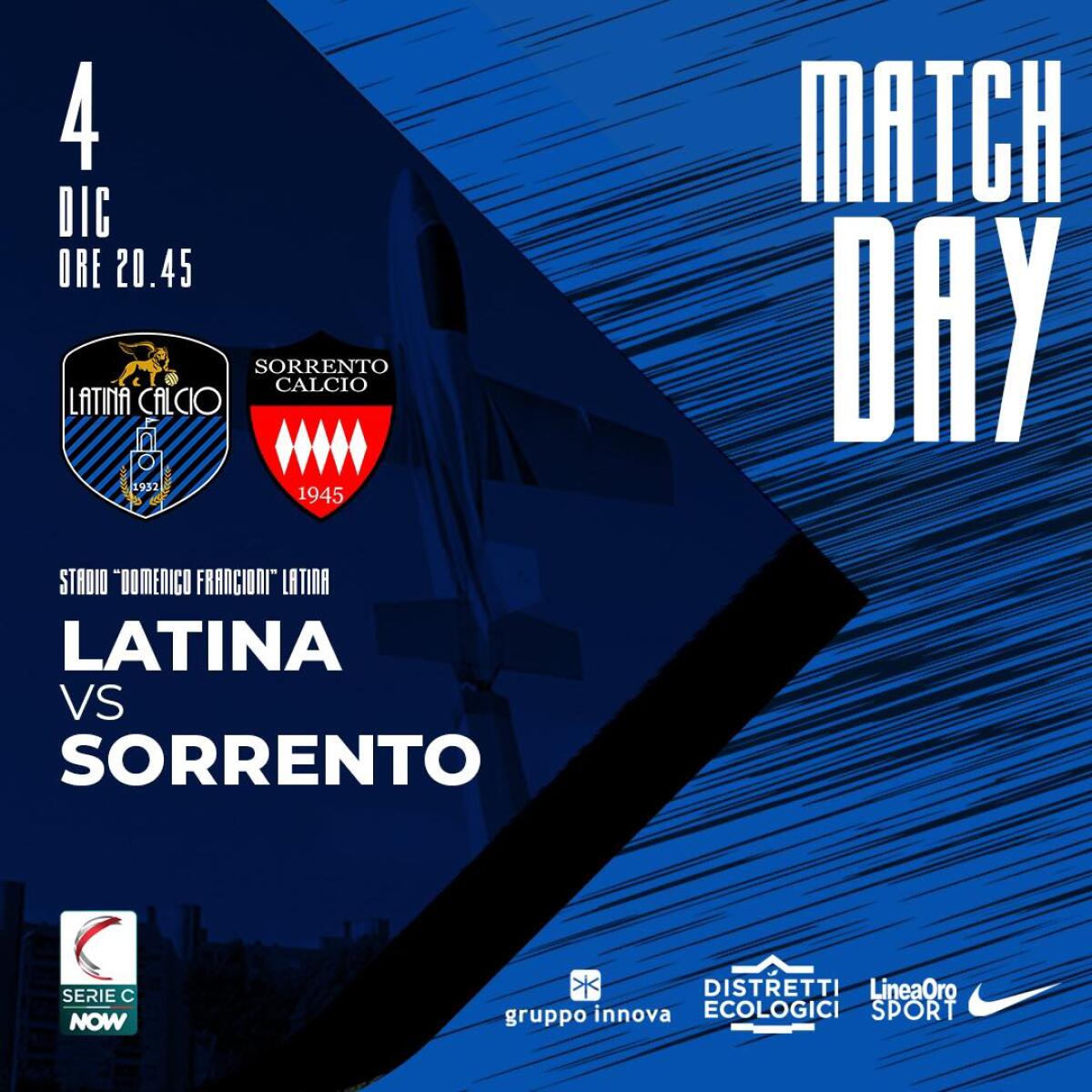 Calcio - Lega Pro, al Francioni il Latina sfida Sorrento - 