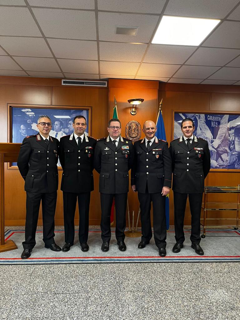 il luogotenente Francesco Paolo Ursini, del Nas di Latina, va in congedo