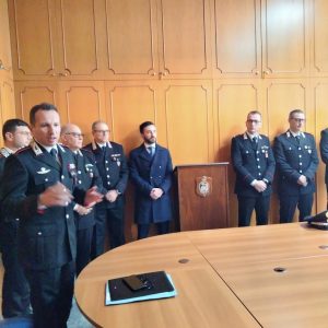 Conferenza stampa fine anno 2023 Comando provinciale CC Latina