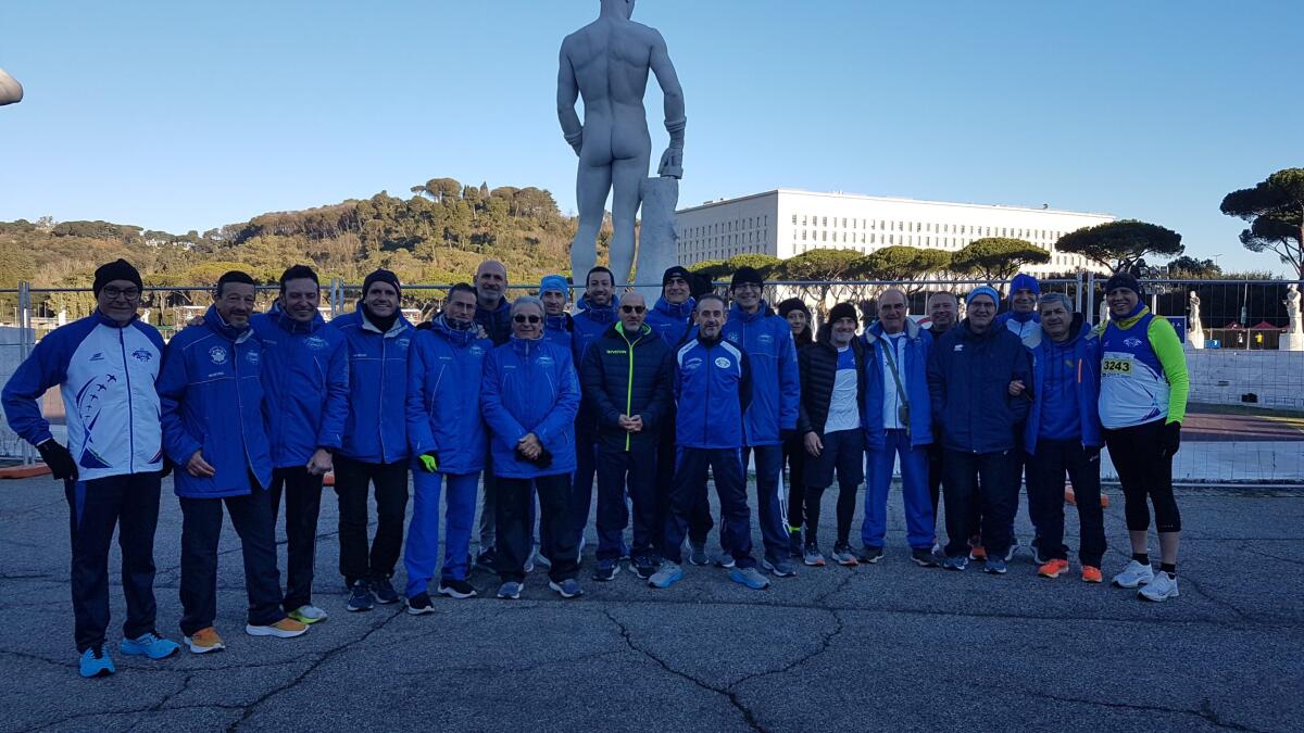 I runners della Podistica Aprilia alla Corsa di Miguel - 
