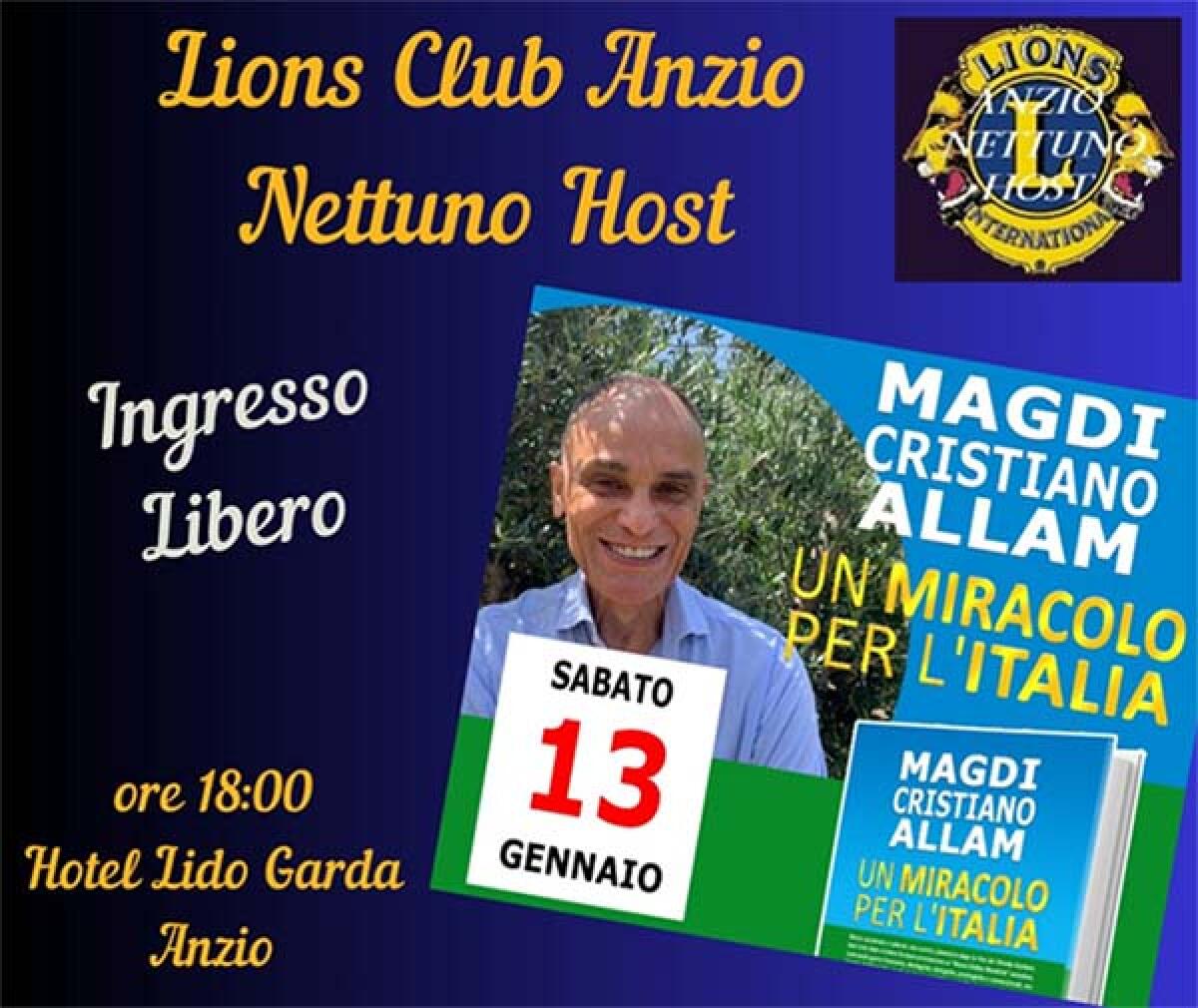 Il noto giornalista Magdi Cristiano Allam questo sabato ad Anzio per presentare il suo libro “Un Miracolo per l’Italia”. - 