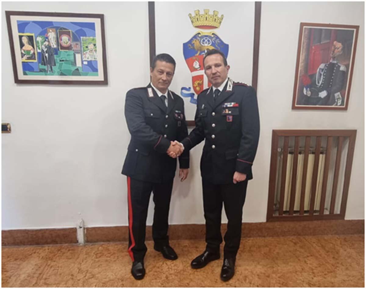 Il saluto dell'Arma dei Carabinieri al brigadiere Ceti che va in pensione - 