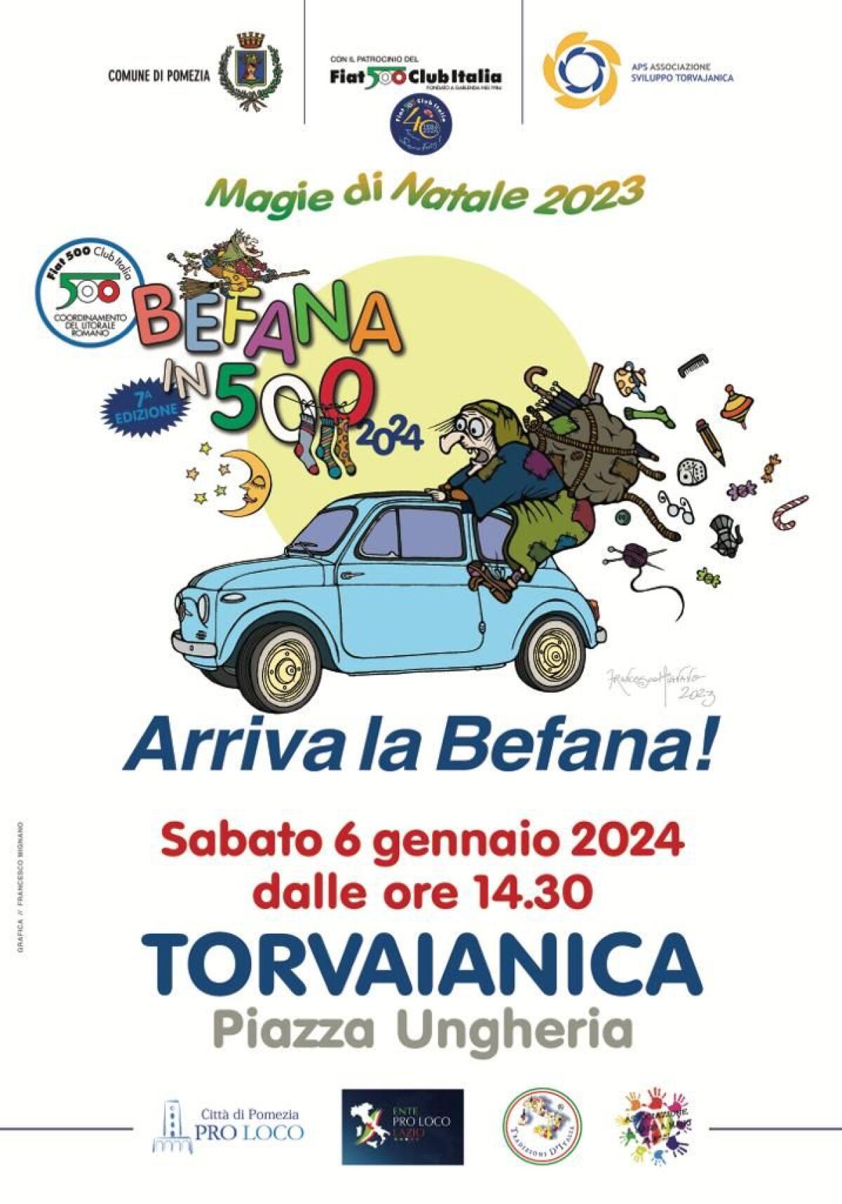 “Magie di Natale 2023”, la Befana a Torvaianica arriva... in 500! - 