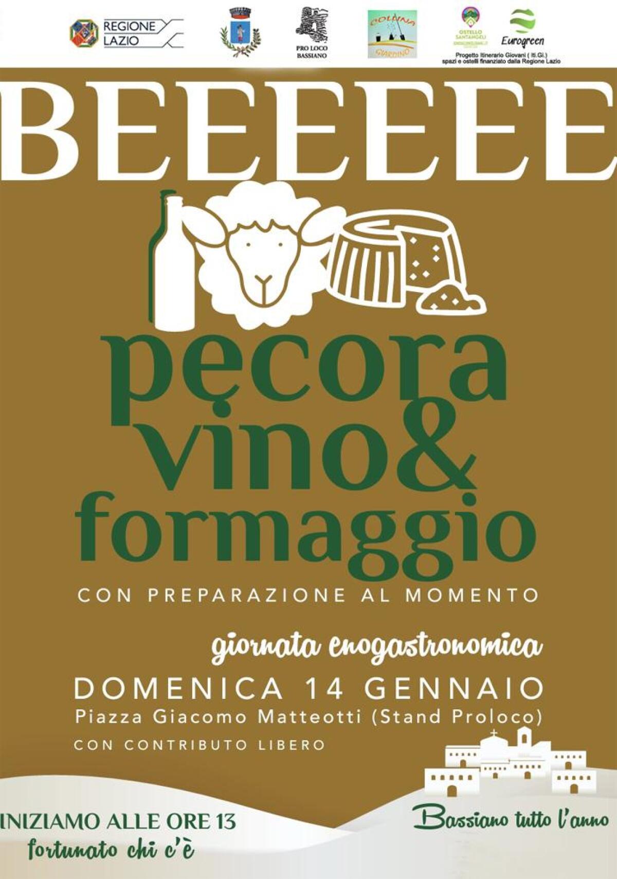 Questa domenica a Bassiano la prima edizione della “Festa del Pastore” organizzata dalla Pro Loco. - 