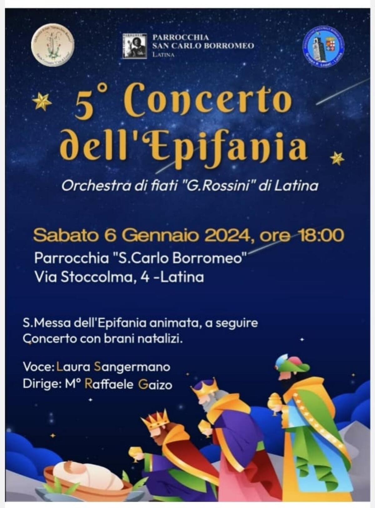 Latina - Concerto dell'Epifania con l'Orchestra di Fiati "Rossini" - 