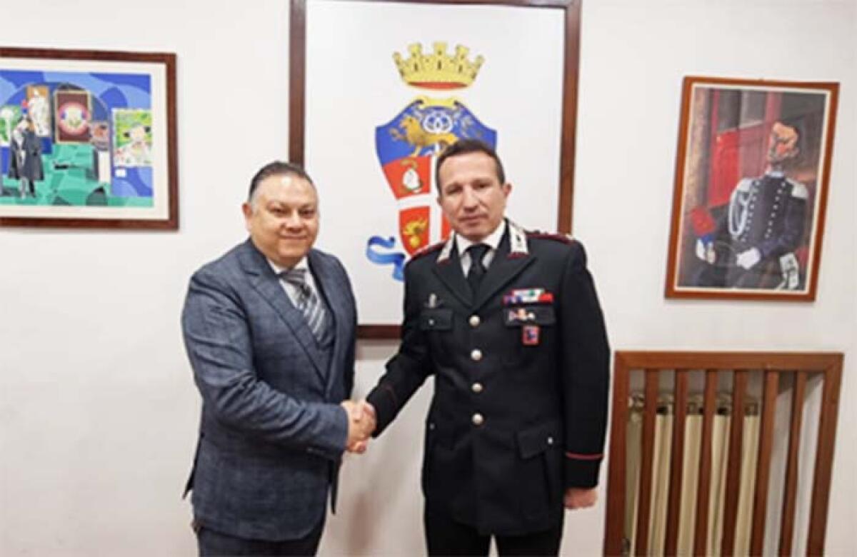 In congedo il Luogotenente Michele Piccione, Comandante della Stazione Carabinieri di Aprilia sino allo scorso dicembre. - 