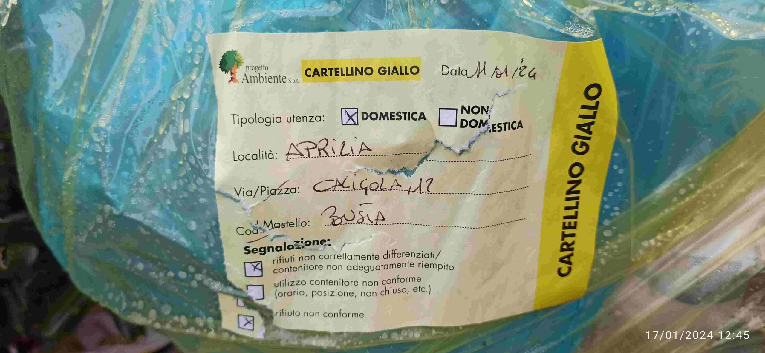 Via Caligola, ad Aprilia