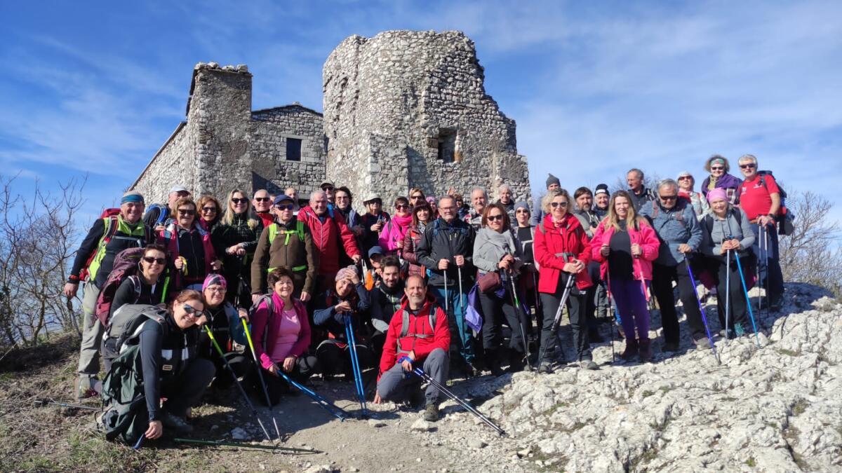 Escursione al Monte Filaro con la sezione di Aprilia del Club Alpino Italiano. - 