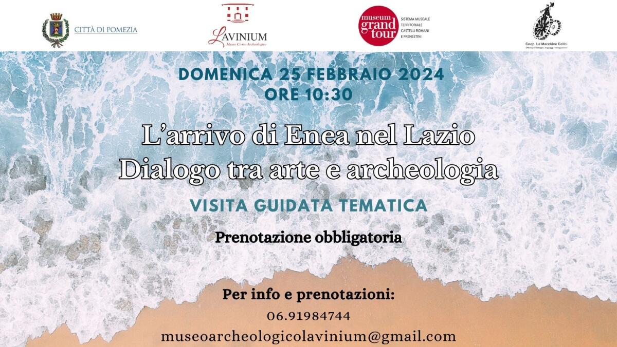 Visita guidata tematica domenica 25 febbraio al Museo Lavinium di Pomezia. - 