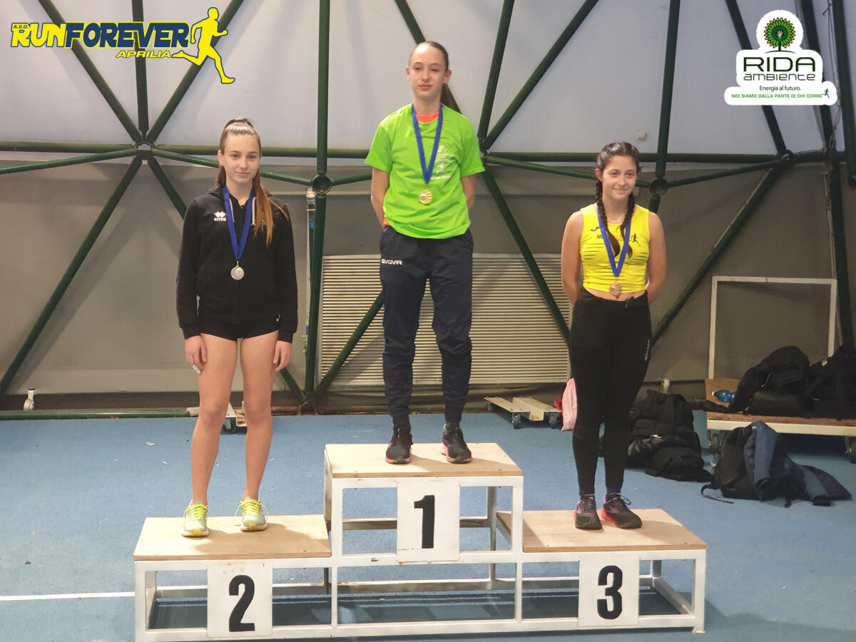 Al Guidobaldi di Rieti la Runforever Aprilia sul podio con Giorgia Bono - 