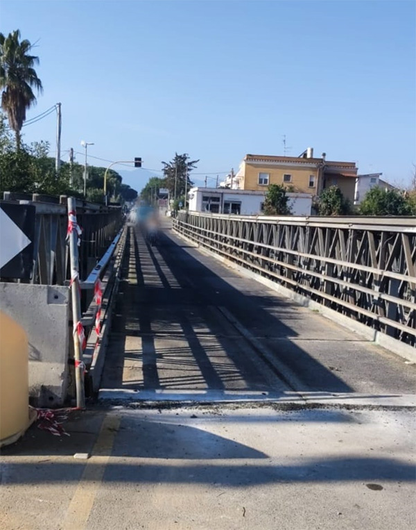 la riapertura del Ponte Sisto a Terracina