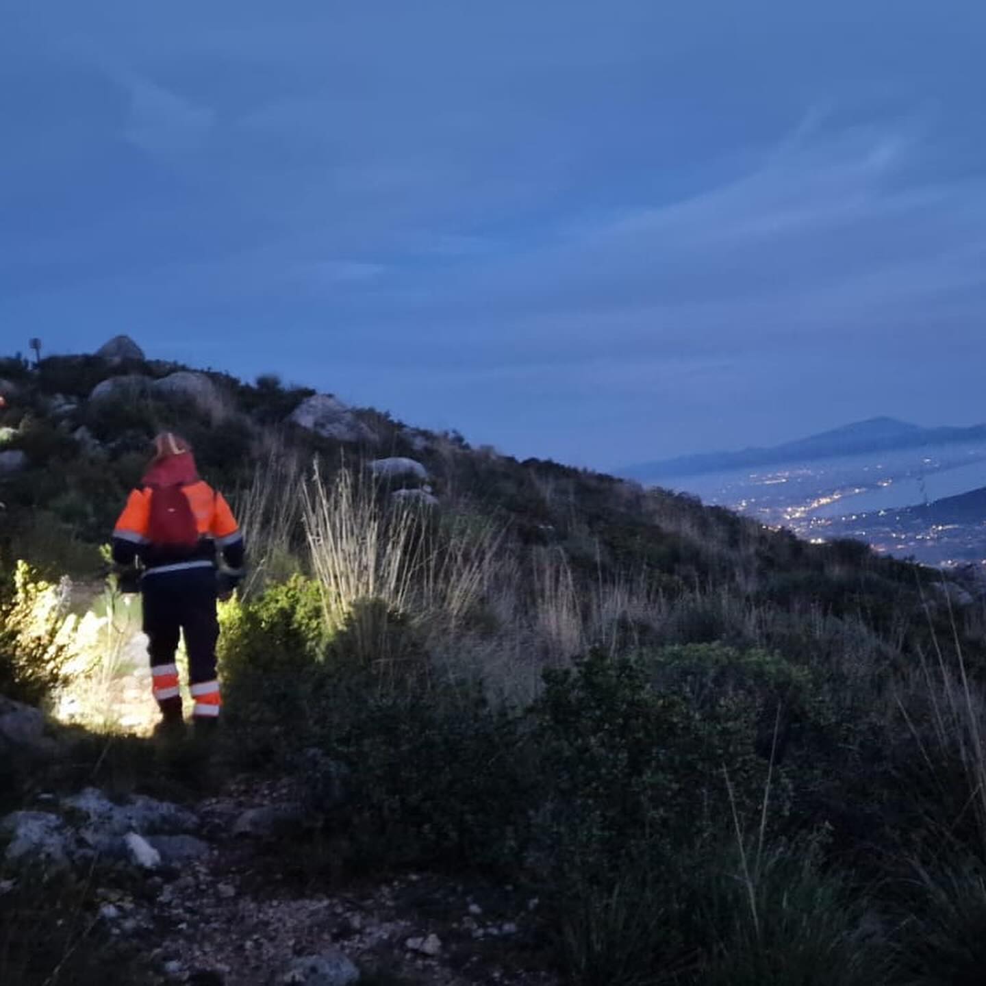 le ricerche di Gianni Filosa da parte dei volontari della Protezione Civile"Ver sud Pontino Formia"