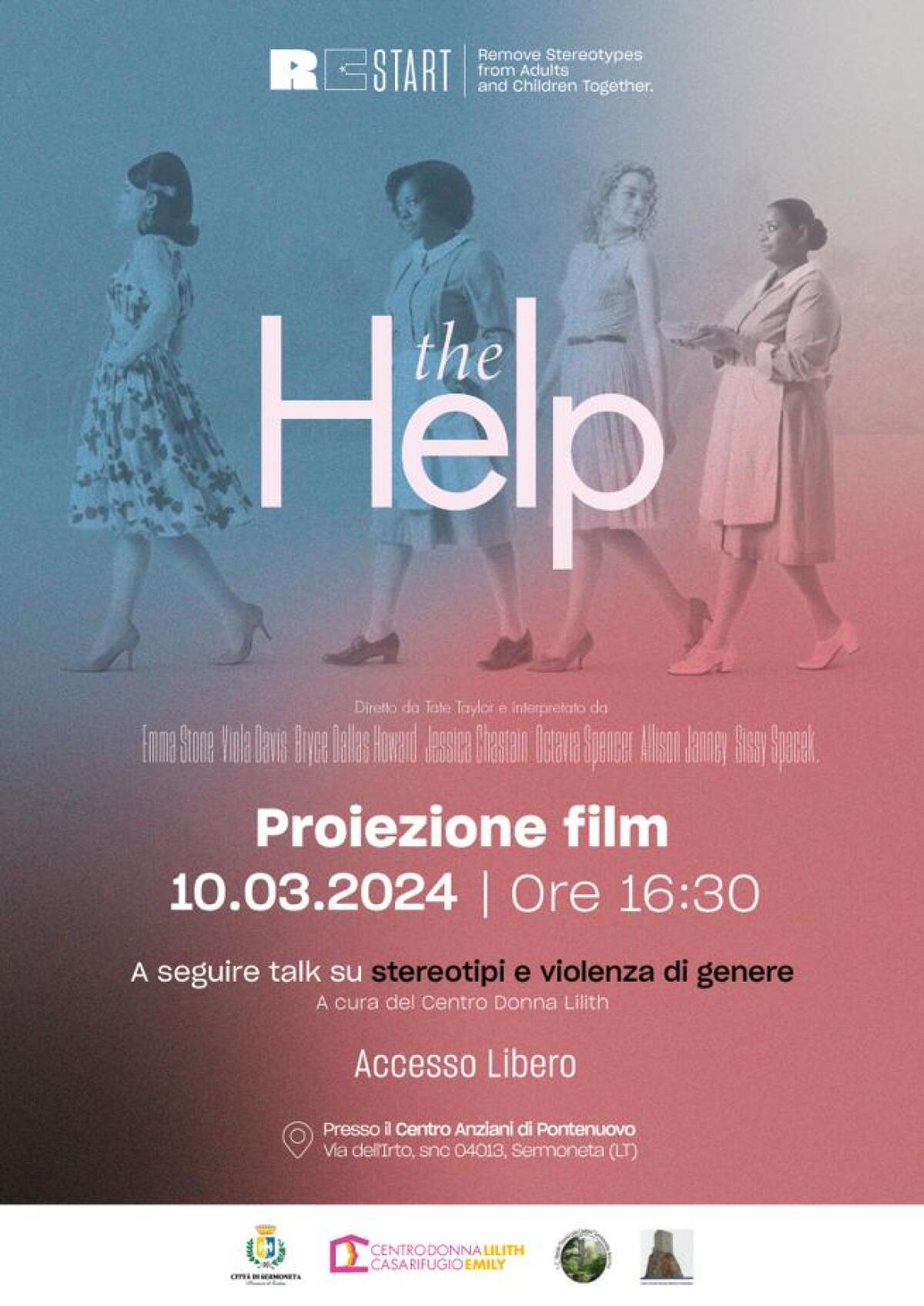 Combattere la violenza di genere: domenica a Sermoneta la proiezione di "The Help" - 