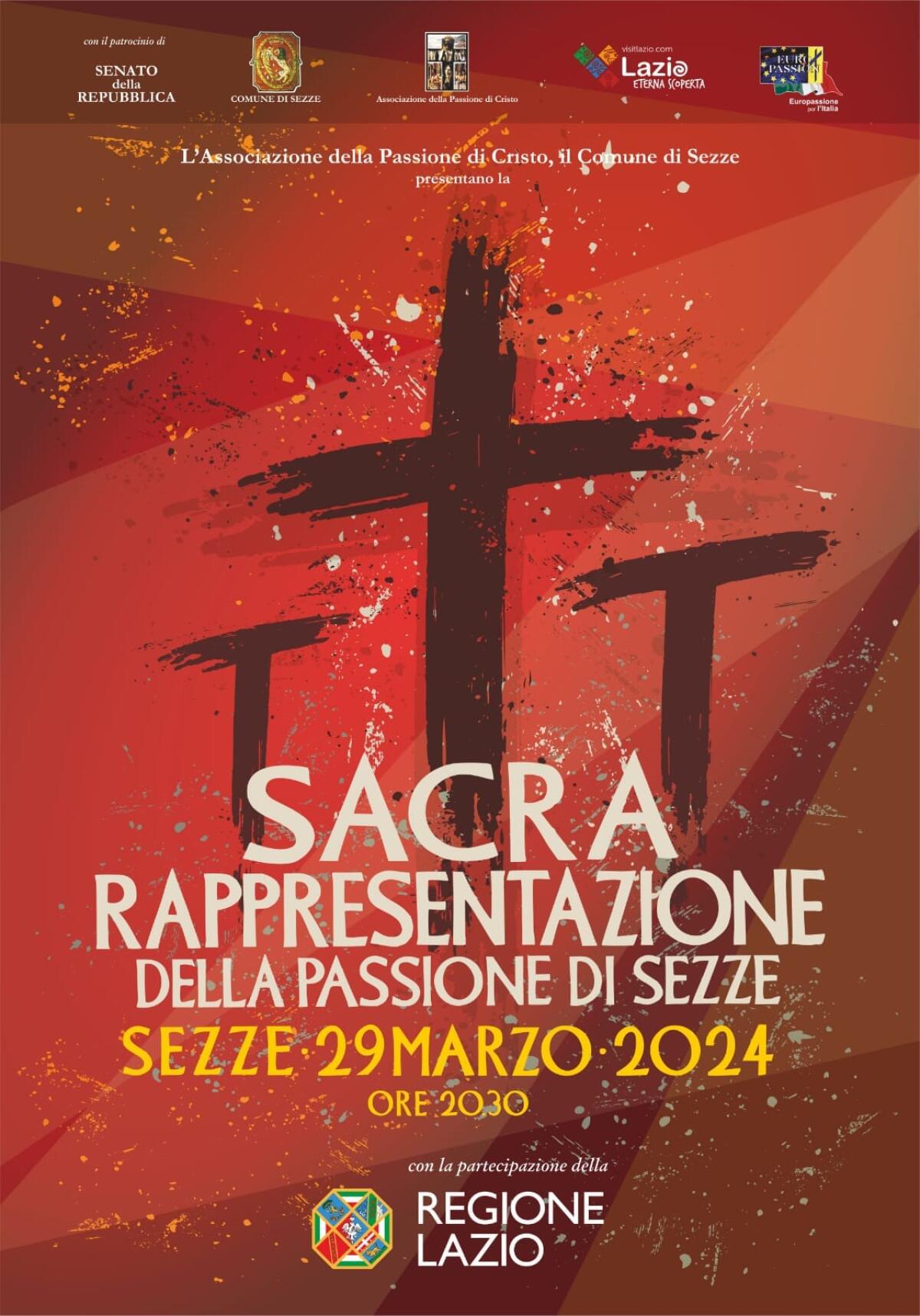 A Sezze questo venerdì 29 marzo va in scena la Sacra Rappresentazione della Passione di Cristo. - 