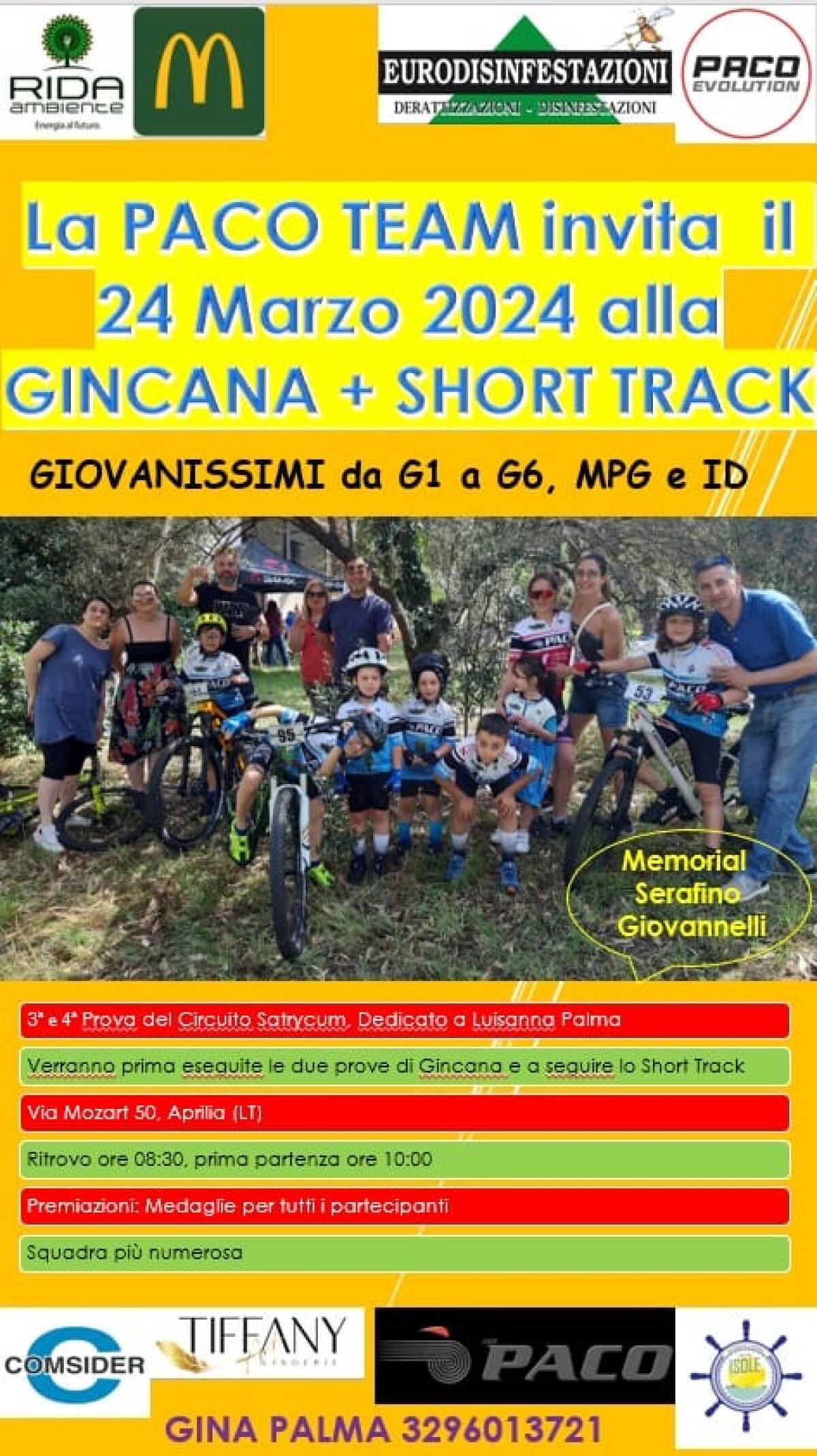 Ciclismo, questa domenica ad Aprilia la terza e quarta prova del Circuito Satrycum dedicato a Luisanna Palma. - 