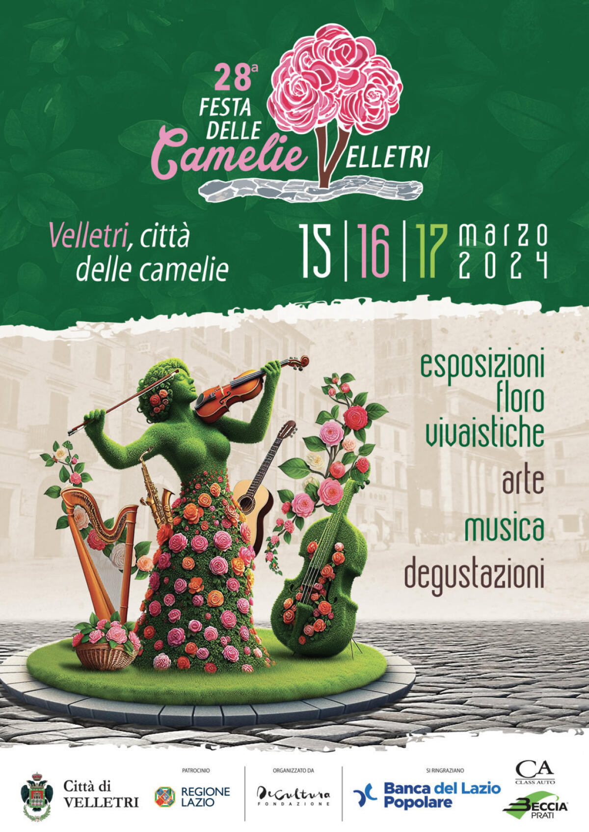 28esima "Festa delle Camelie": questo fine settimana fiori, cultura e musica in centro a Velletri. - 
