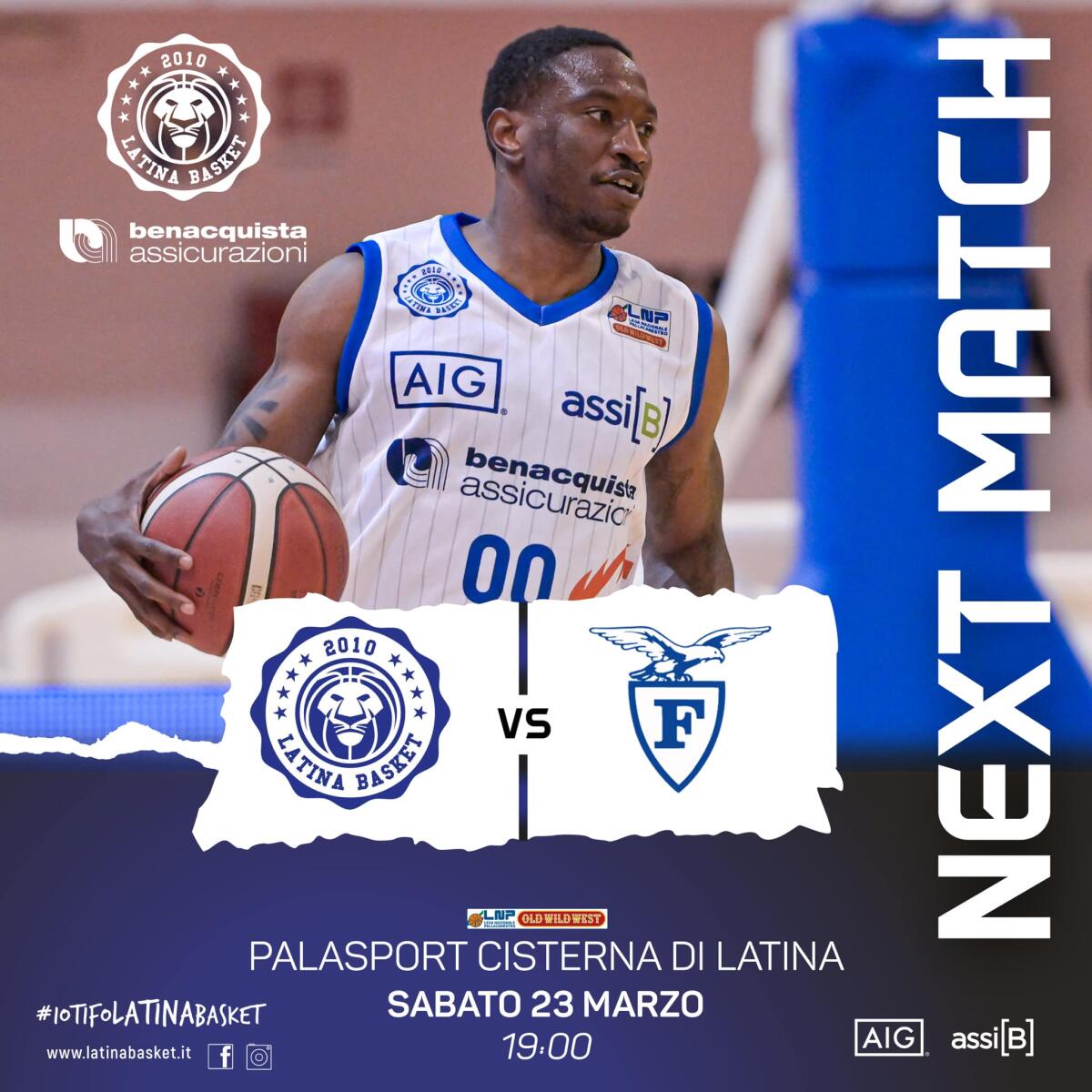 Basket A2 maschile: Latina affronta la blasonata Fortitudo Bologna. - 